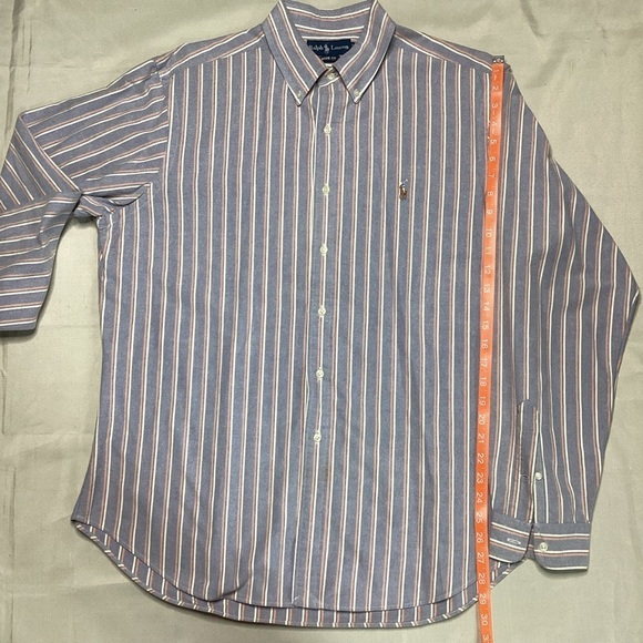 Ralph Lauren Men's Multicolor Striped Button Down Shirt - Picture 9 of 9